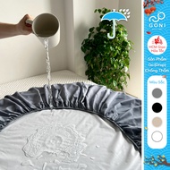 GONI Waterproof bed sheet with elastic for mattresses 4-25cm high, Dimensions 1m x 2m, 1m2, 1m4, 1m6