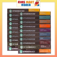 Starbucks Nespresso Coffee Capsules Korean Collection Compatible with Nespresso 10 Capsules