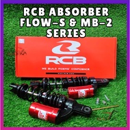 RCB ABSORBER FLOW-S & MB-2 SERIES BLACK RED ADV150 N-MAX250 NVX155 [ 395MM / 330MM / 305MM / 330MM ]