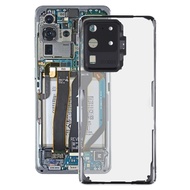 Glass Transparent Battery Back Cover For Samsung Galaxy S20 Ultra SM-G988 SM-G988U SM-G988U1 Glass T