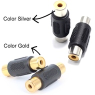 RCA Female to Female Plug Jack 1Pin AV Audio Video Extension Connector