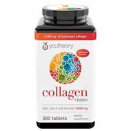 Youtheory Collagen Plus Biotin 6000mg 膠原蛋白+生物素高級配方 6000毫克 390片 850502007775