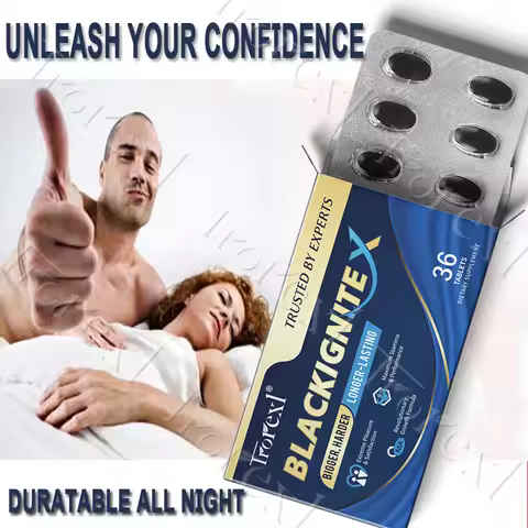 Black IgniteX Male Endurance Booster Supplement, Masculine Drive, Superior Pumps & Fullness, Saw Pal