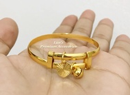 Lanz Gelang Anak Karo Titanium 18 K ( Untuk Tangan Kecil 1-7 Thn )