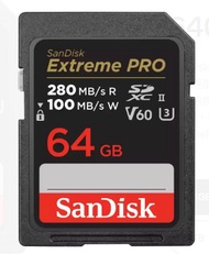 SANDISK EXTREME PRO UHSII 64GB SDXC SDSDXEP-064G-GN4IN