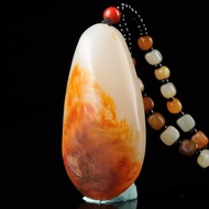 秒殺價 天然新疆和田玉籽料原石吊墜手把件