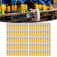 owuhddnh Spade Wire Connector Insulated Female Terminal Maximum 24A Resistant for AWG 12?10 Electric