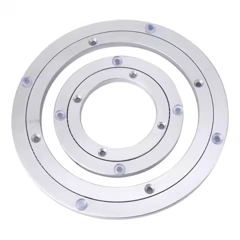 4/6/8/10/12/14/16 Inches Aluminum Ball Bearing Turntable Bearings Swivel Plate Smooth Swivel Plate R