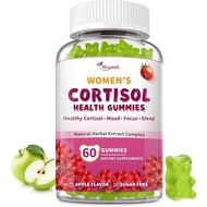 Cortisol Gummies for Women,Cortisol Supplements for Women-Relaxation and Mood,Cortisol Reducer with 