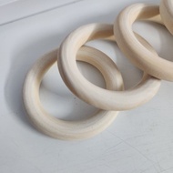 Wooden ring 6cm - pure white.