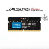 CocoCart SG  DDR5-4800 SODIMM CL40 Laptop RAM - 8GB/16GB/32GB (Limited Lifetime Crucial Warranty)
