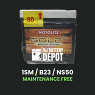 1SM / B23 / NS50 MOTOLITE GOLD BATTERY