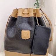 Celine Leather Vintage Bucket Shoulder Bag 中古水桶袋