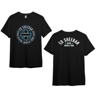 KATUN Sheeran Divided World Tour Ed T-shirt | Sheer Ed | PREMIUM TSHIRT + Free Stickers | Black Plai