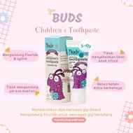 Buds Oralcare Organics Blackcurrant - Toothpaste with Fluoride (3-12 Years) Toothpaste Toothpaste/
