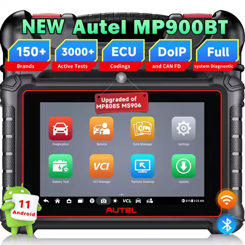 Autel MaxiPRO MP900-BT Car Diagnostic Tools ECU Coding Full Bi-directional Scan Tool Auto OBD2 Scann