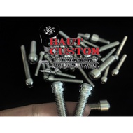 8 Bolts M5 Bolts Custom Stainless Steel L4 Bolts, Titanium Long Line Model, Universal, Rust-Proof