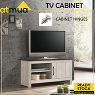 Atmua Furniture John 4FT TV Cabinet Modern Design Solid Board 1 Door With Open Storage