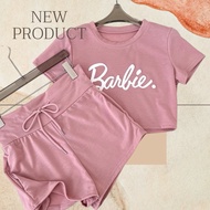 Korean Version Letter Printed Shorts Set 〔 8 Colors 〕 Spring Summer INS Women's Suit Casual Cotton S