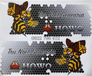Tem tổ ong dán xe tải Howo tem dán xe howo đẹp độc lạ