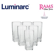 Luminarc 6 Pcs Sterling Highball Glass Set / Microwave Safe / Old Fashion Glass Set / Drink / Set Mi