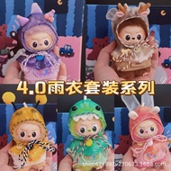 10cm 4.0 Labubu Baby Clothes Mini labubu4 Raincoat