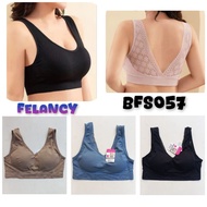 BFS057 felancy 2XL wire-free bralette jumbo vest bra