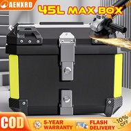 Motorcycle Compartment Box PLASTIK TOP BOX 45L Box For Motorcycle45/55L Back Rest Bracket Compartmen