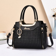 Ladies Female Bag Woven Handbag Bag Light Luxury One-Shoulder Messenger Atmosphere-Xiaoxie's Grocery