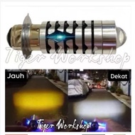 HFS H6 LASER 2-COLOR MOTORCYCLE LED LIGHT | UNIVERSAL Motorcycle LASER H6 LED | HIGH LOO Motorcycle 
