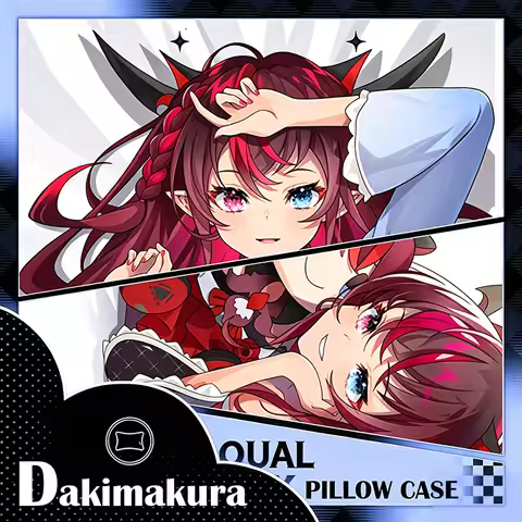 Anime Hololive Vtuber Irys Dakimakura Hugging Body Pillow Cover Case Two-Side Printed Throw Cushion 