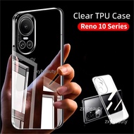 Casing For OPPO Reno 10 Pro Plus 5G 2023 Phone Case TPU Clear Anti-Fall Protect Cover For Reno10 10Pro 10ProPlus Reno10Pro Slim Transparent Cases