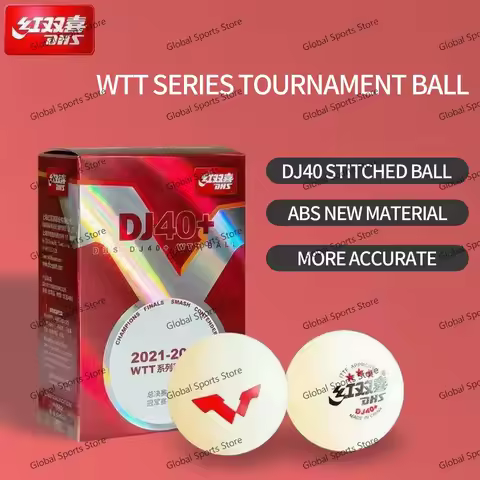 DHS DJ40+ Table Tennis Balls 3 Stars Professional Ping Pong Balls DHS WTT Balls ABS New Material Ori