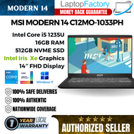 MSI Modern 14 C12MO-1033PH Intel i5 16GB RAM 512 SSD 14 FHD