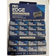 RK Platinum Pro Edge Blade- 20 tucks of 5 edge blades