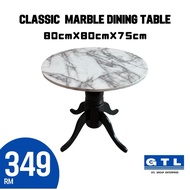 Classic malaysia tradisional marble dining table/oldschool dining table/meja makan dalam kopitiam