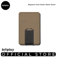 Bitplay Magnetic Card Holder With Stand Phone Grip Included Magsafe Ring Sticker Compatible With iPh