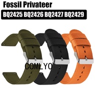 For Fossil Privateer BQ2425 BQ2426 BQ2427 BQ2429 Strap Watch Nylon canvas Soft Sports Band Women Men