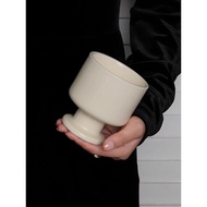 Ceramic coffee mug French latte mug Ice cream milkshake milk mug