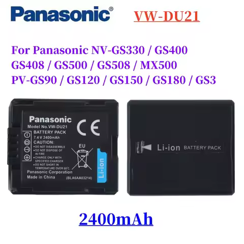 Original CGA-DU21 CGA-DU14 VW-VBD140 VW-DU21 Battery for Panasonic NV-GS330 GS400 GS408 GS500 GS508