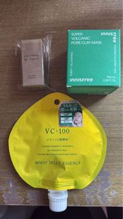 Innisfree 火山泥面膜 + VC-100 保濕精華