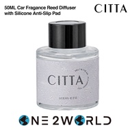 CITTA Car Aroma Fragrance 50ML Air Freshener Purifier Reed Diffuser with Silicone Anti-Slip Pad