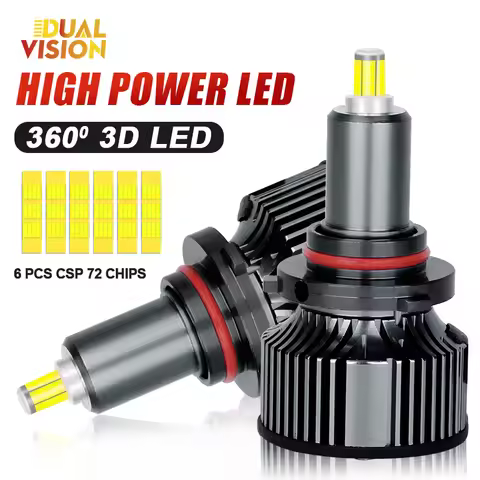 360 Degree Lighting H7 LED Car Headlight Bulbs Canbus H3 H11 Fog Lights 9006 Hb4 9005 Hb3 9012 Hir2 