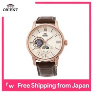 COD[Orient Watch] Watch Classic Semi Skeleton Sun&amp;Moon Mechanical Rn-As0002s Men's