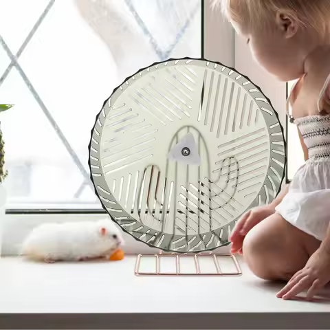 Exercising Hamster Wheel Stable Small Hedgehog Chinchilla Running Wheel for Cage Pet Accessories Ham