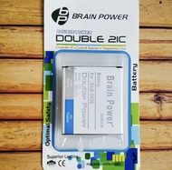Battre Baterai Samsung J2 prime Dobel power 2ic Brain power