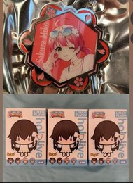 Hololive 朗豪坊快閃店 azki & roboco 公仔 miko 櫻巫女 徽章