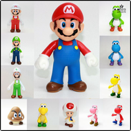 [Llesd] Grote Super Mario Bros 10-15Cm Figuur Bowser Luigi Wario Yoshi อะนิเมะป๊อปโมเดล Speelgoed Ge