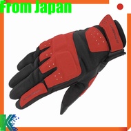 KOMINE Motorcycle Gloves Urban Mesh Gloves Red/Black 3XL GK-227 1228 for Spring/Summer/Autumn, Mesh 