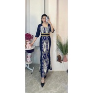 MERMAID DRESS BORNEO CORAK BORNEO DRESS LONG DRESS